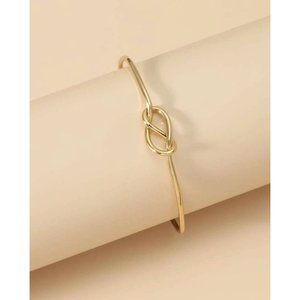 THE KNOT Gold Tone Bracelet NEW